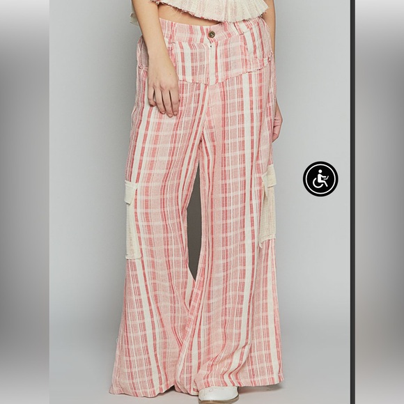 POL Pants - POL Striped Cargo Pants